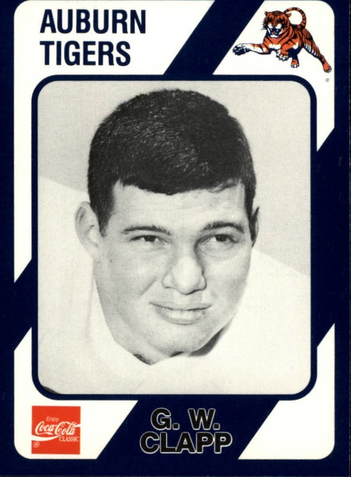 B2594- 1989 Auburn Coke 580 Football Cards 251-500 -You Pick- 21 Million Items