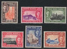 1941 HONG KONG, # 163/68, Centennial English Occupation, MNH**