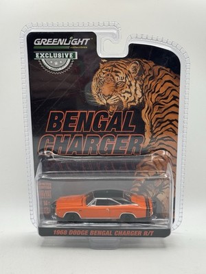 GreenLight Bengal Charger 68 Dodge Bengal Charger R/T - 1:64 Diecast CHASE!