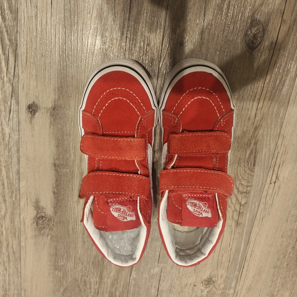 Furgonetas Infantiles Sk8-Mid Reedición V Rojo Blanco Talla 13.5 (Eur 31 (18.5 cm Foto 4 de 4