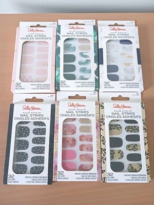 Sally Hansen Salon Effects Nail Strips 6 Sets 192 Strips Total NIB