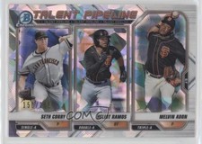 2021 Bowman Talent Pipeline Atomic Refractor 150/150 Seth Corry Melvin Adon 1u6