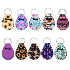 10 Pcs Coin Holder Quarter Keeper Keychain Keyring Universal AA Medallion Key...