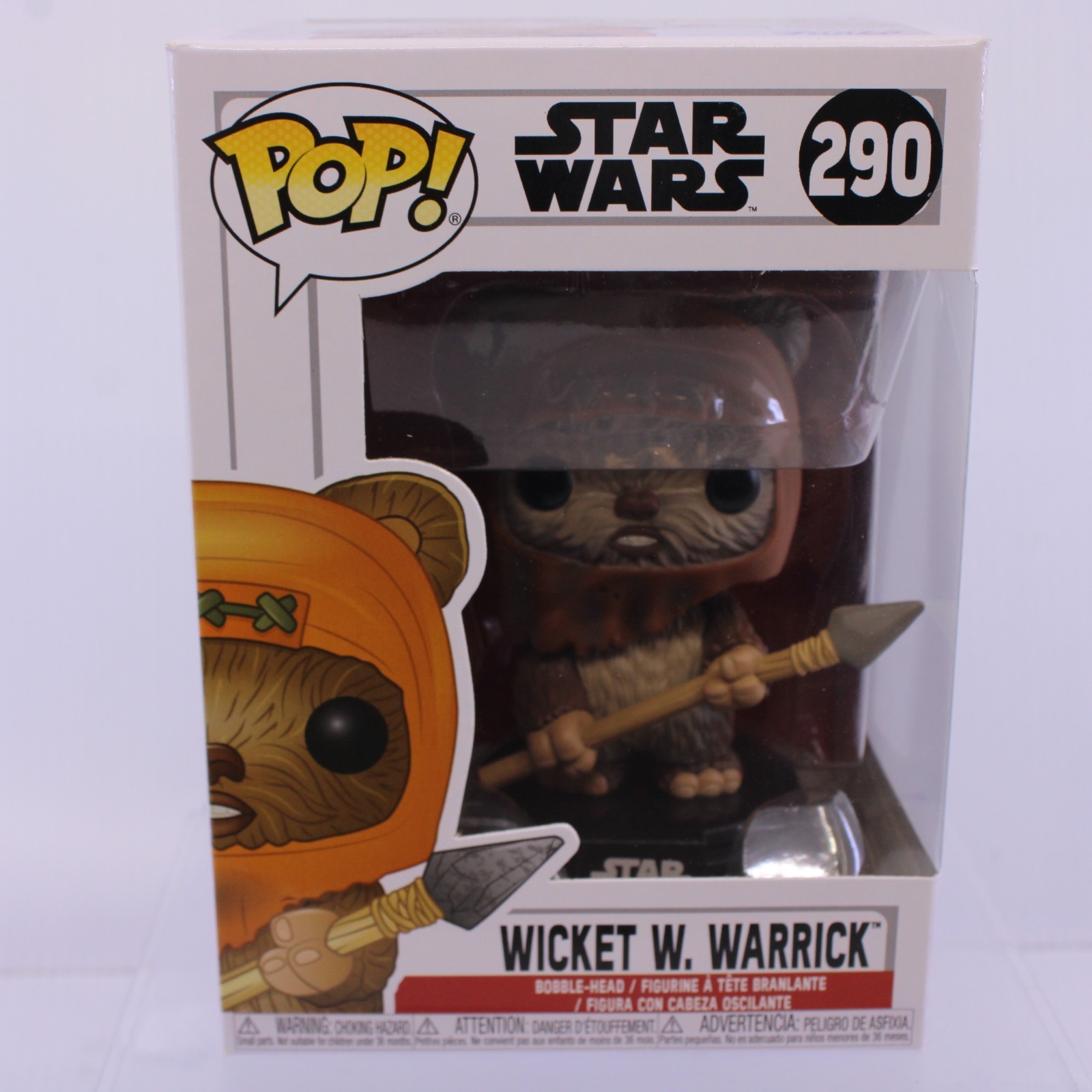 E5 Funko Pop Star Wars Wicket W Warrick Blue Box Vinyl Figure 290