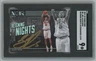 2019-20 Panini Noir Reigning Nights Signatures Jalen Rose Auto /99 SGC 9 Bulls