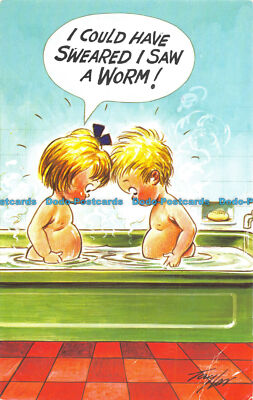 R098663 Ich hätte schwitzen können ich habe einen Wurm gesehen. Friendly Funnies. Bamforth. Comic Serie