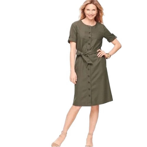 Talbots Women's 8P Shirt Dress Black Lined Short Sleeves Button Front Made USA | eBay Talbots Women's 8P Shirt Dress Black Lined Short Sleeves Button Front Made USA | eBay