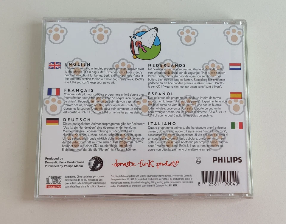 Rare Dog Simulator P.A.W.S. Personal Automated Wagging System Philips CD-i CDI - Image 3 of 3