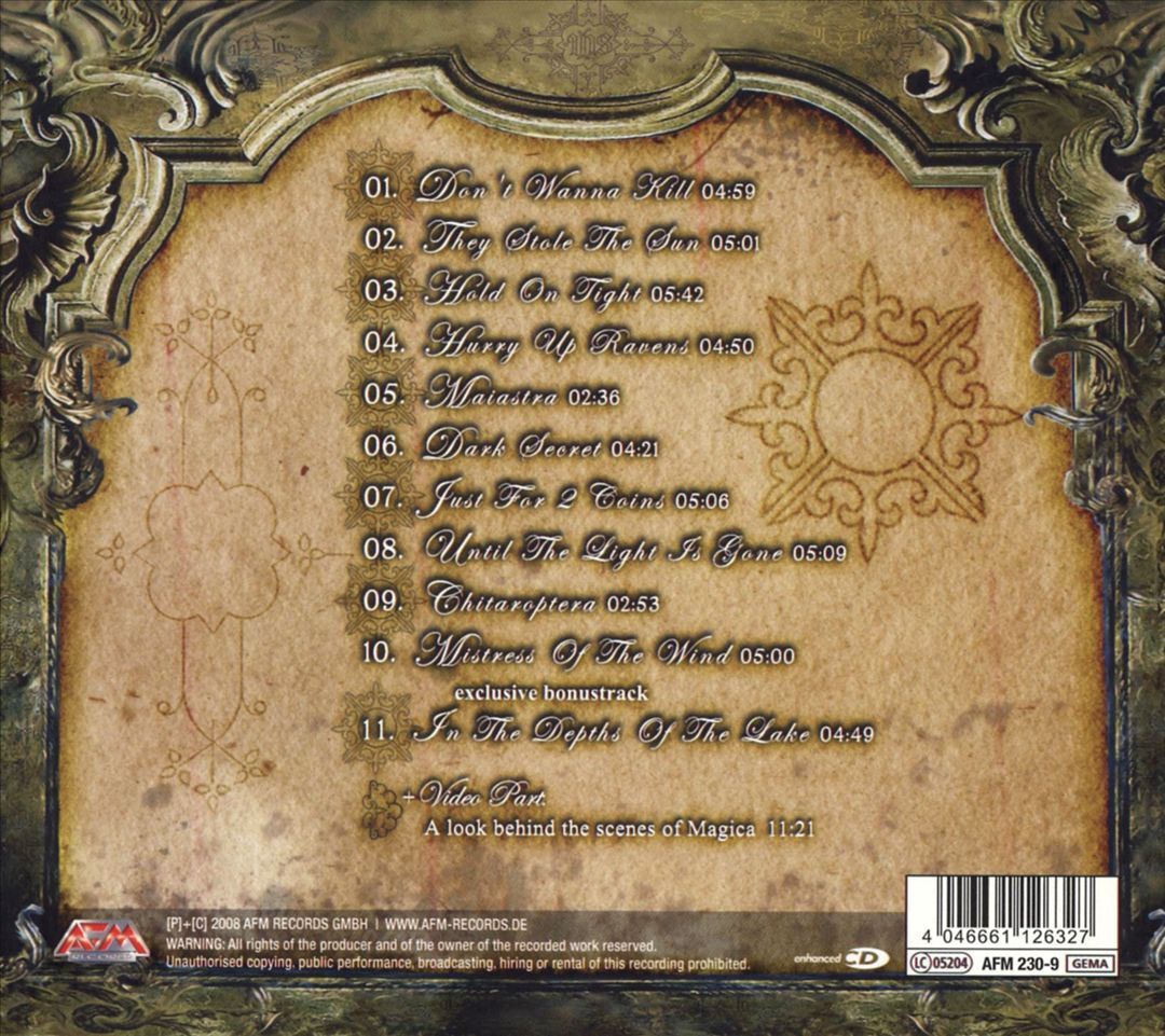 Magica Wolves and Witches with Bonus Tracks New CD