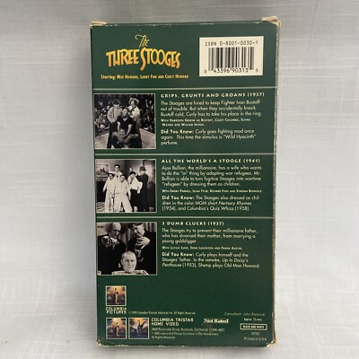 The Three Stooges - All the Worlds a Stooge VHS **Buy 2 Get 1 Free
