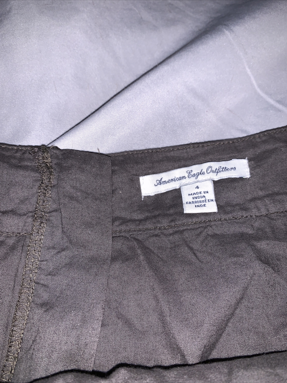 American Eagle layered lace solid gray womens siz… - image 3