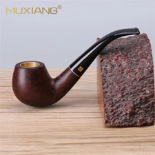 MUXIANG Tobacco Pipe Handmade Briar Wood Smoking Pipe Gift Box
