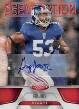 Greg Jones autographed Football Card 2011 Panini New Generation #183 LE 12/250