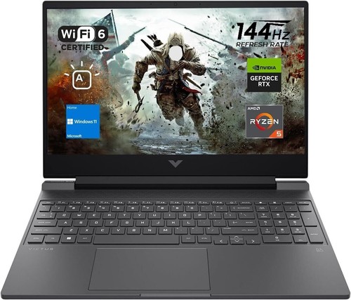 HP Victus 15.6 FHD Gaming Laptop 144Hz 64GB RAM 4TB SSD Ryzen 5 8645HS RTX 4050