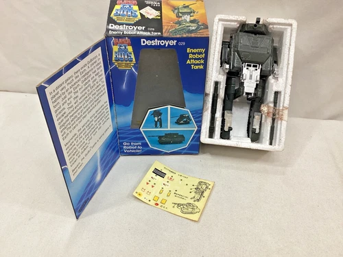 1984 Bandai Tonka Super Gobots Destroyer Tank Figure Boxed Complete FREESHIP