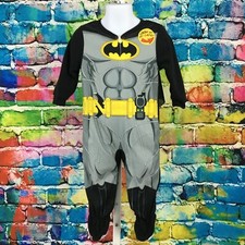 BATMAN Pajamas Kid's 18 Months Toddler Superhero's DC Comics Costume Sleep NEW 