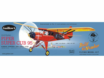 #ad Guillow#x27;s Piper Super Cub 95 Balsa Flying Model Airplane Kit Aviation GUI 602 $31.99