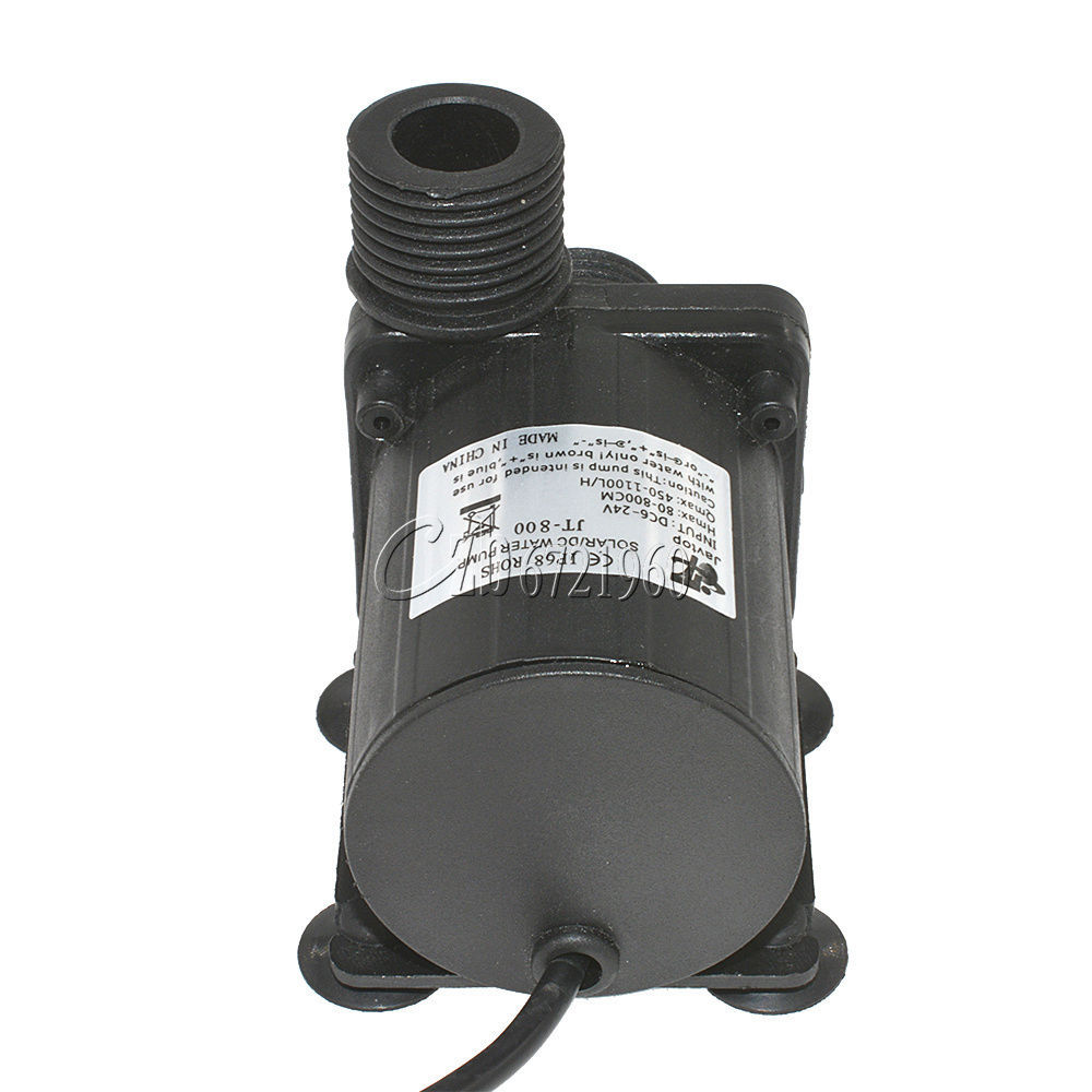800L/H DC 12V 24V Hot Water Circulation Pump Solar Water Pump Brushless  Motor | eBay