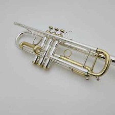 Bb Trumpet LT180S-72 Golden Silver Plated Brass Musical Instrument with case