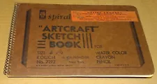 Artcraft Sketch Book (Melior Company New Rochell NY) USED by Barbara Meikle 1942