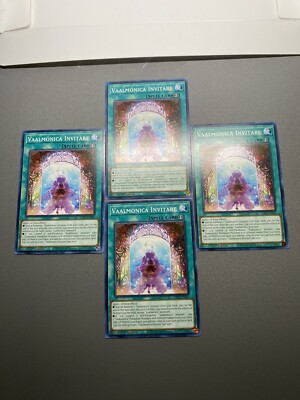 Yu-Gi-Oh! 4X Vaalmonica Invitare Common 1st Edition LEDE-EN065 NM/M