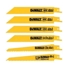 DeWalt Bi-Metal Reciprocating Saw Blade Set Multi TPI 6 pk DW4856