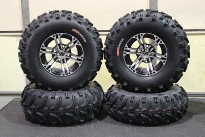 KAWASAKI BRUTE FORCE 750 26'' BEAR CLAW ATV TIRE & ITP SS212 M WHEEL KIT IRS1CA