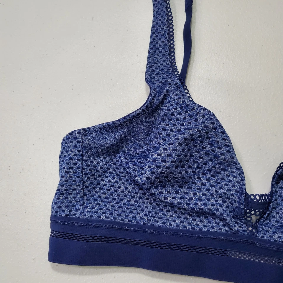 Sujetador b.tempt'd Mujer Pequeño Azul Espectador Triángulo Bralette Inalámbrico Sin Forro Foto 4 de 4