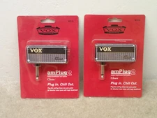 Vox Amplug 2 Headphone Guitar Amplifier Clean AP2-CL Bid on 2 Unused Nice