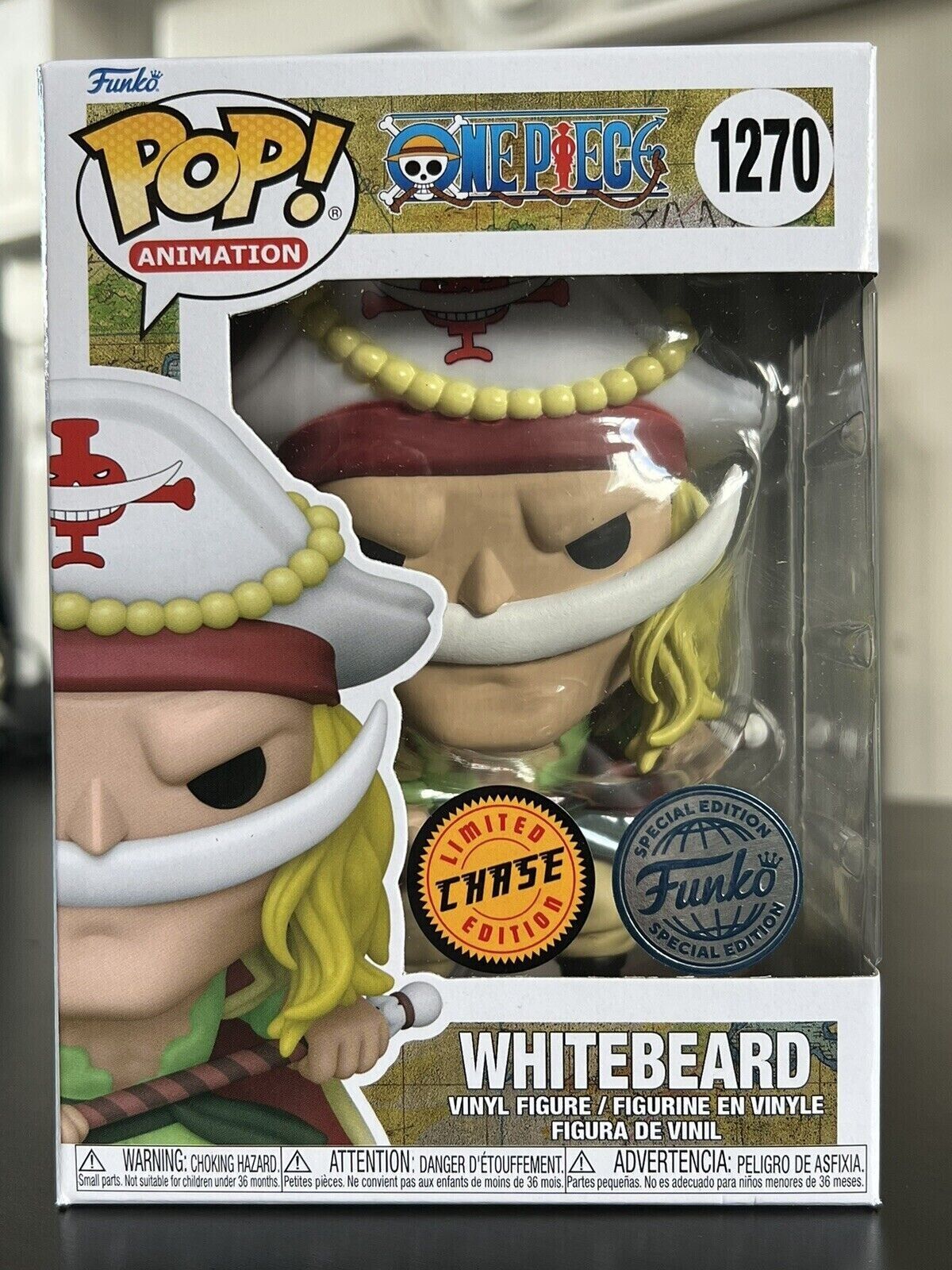 Funko POP! One Piece 1270# Whitebeard Chase Exclusive Vinyl Action Figures