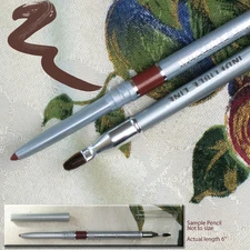 LONG LASTING WATERPROOF INDELIBLE LINE LIP LINER PENCIL SMUDGE PROOF W BRUSH NEW