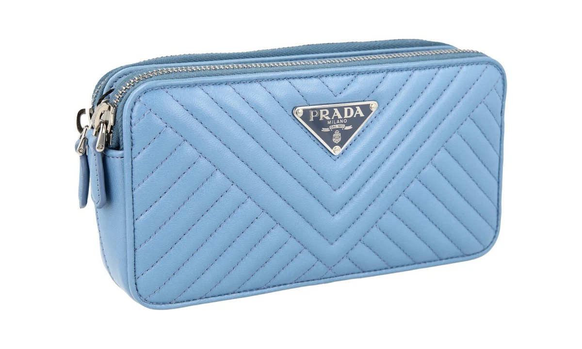 Prada Saffiano Lux Wallet On Chain - White Shoulder Bags, Handbags