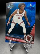2023 Bowman Chrome University Sapphire #35 Jordan Dingle Refractor 