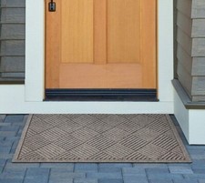 35" L x 35" W - Waterhog Diamond Fashion Square Entrance Floor Scraper Mat