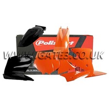 KTM 380SX SX 380 1999-2000 Orange/Black Polisport Plastics Kit Fairing Set