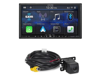 Alpine iLX-407 7'' Digital multimedia receiver+Alpine HCE-C1100 Backup camera sur