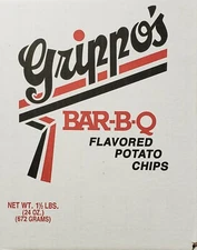 Grippo's BBQ Potato Chips 1.5 Lb Box - Free Shipping!