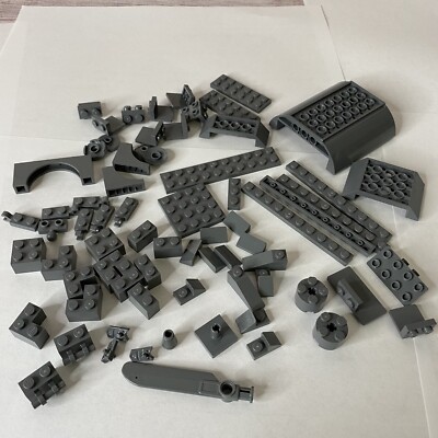 LEGO Lot 61 Dark Gray PLATES SLOPES Special TILES + From 76107 Thanos: Battle