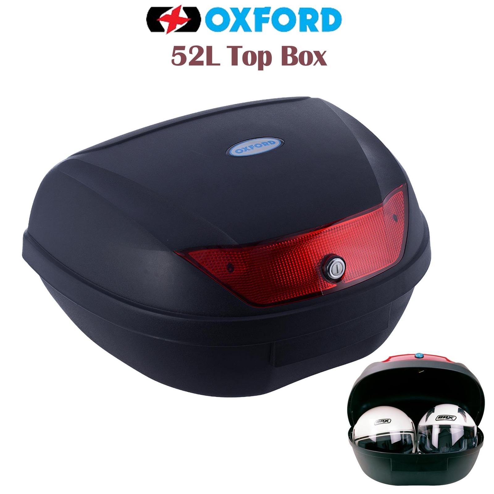 Fits OXFORD OL209-OX Top-box Top Box  (52L) colour black Journey and  ⭐UK Stock⭐ - Image 4