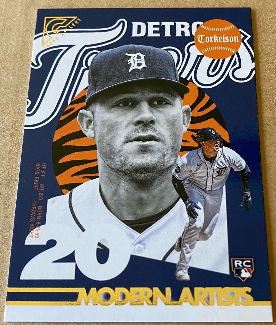 SPENCER TORKELSON  2022 TOPPS GALLERY MODERN ARTISTS  Rookie  #MA-23 NM-MT Cond.