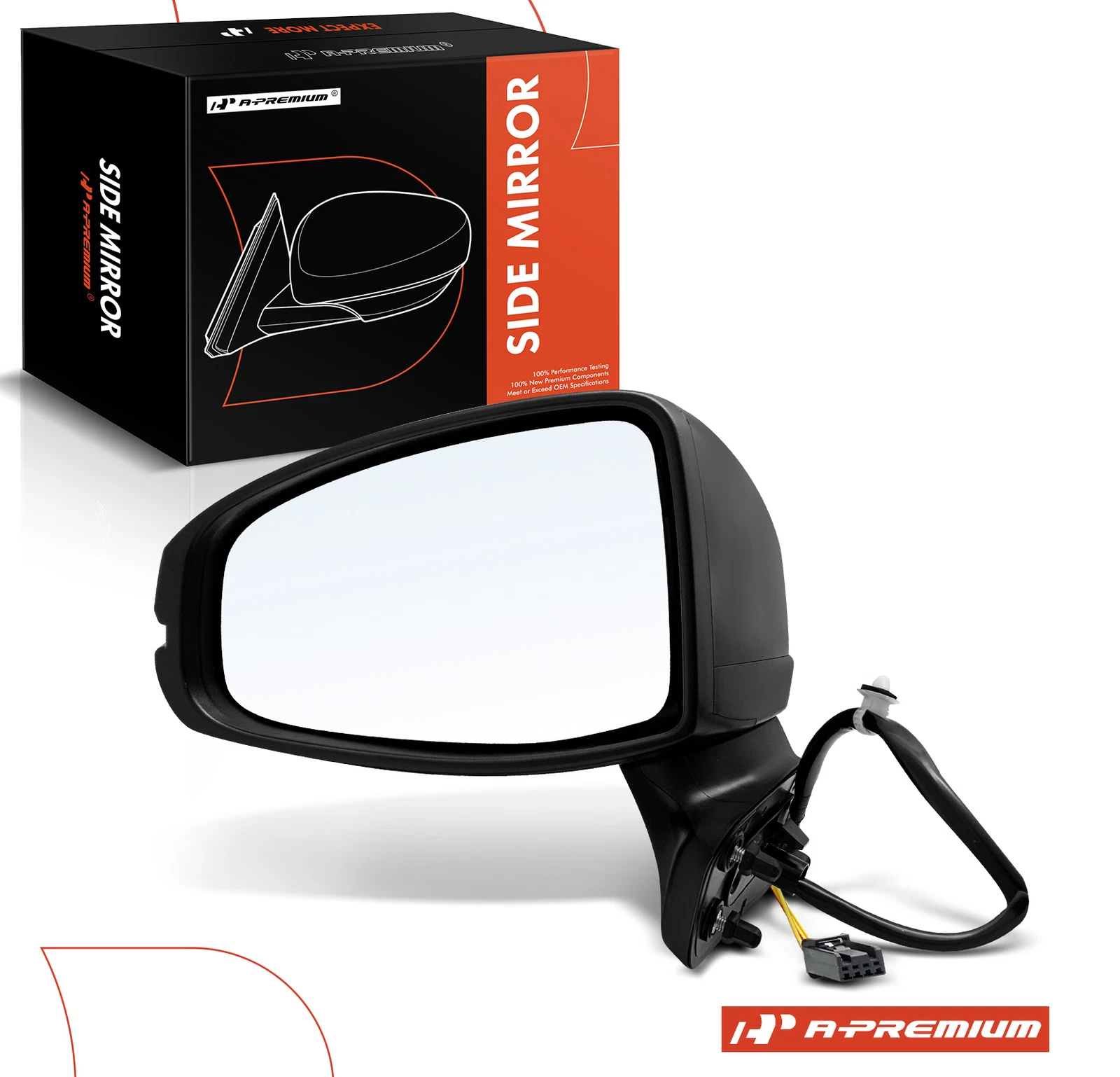 A-Premium Driver Power Adjust Side Mirror w/ Power Fold for Honda Fit 2015-2018