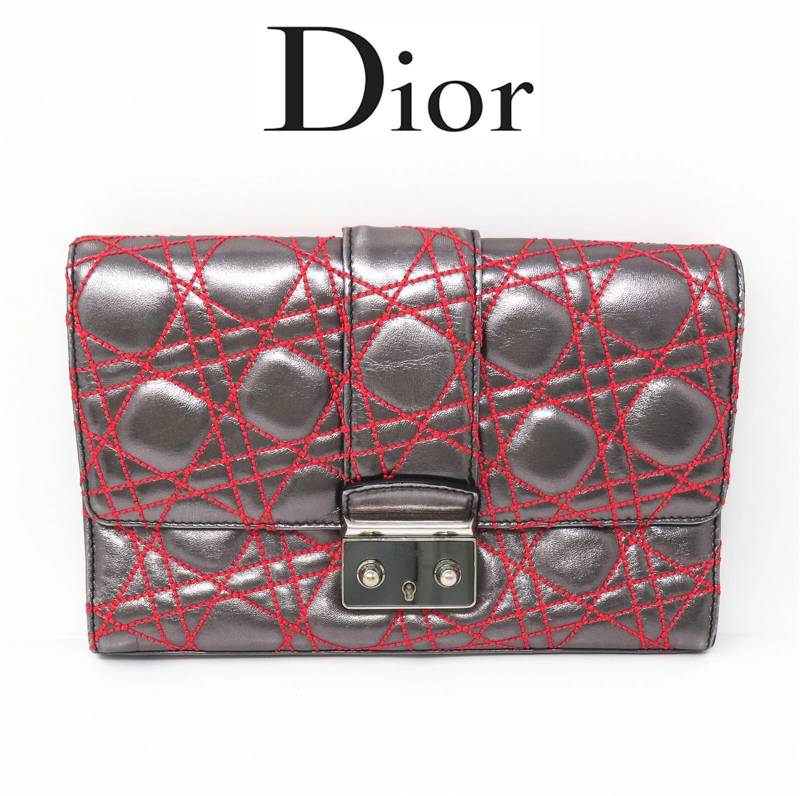 Sac pochette NYJEWEL Christian Dior Anselm Reyle avec papier d'origine