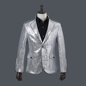 sequin suit jacket mens