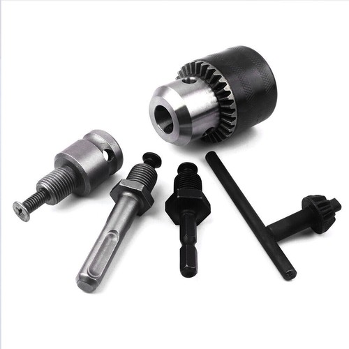 5Tlg Schnellspannbohrfutter 1.5-13mm 1/2"UNF Adapter Bohrfutter Sechskant Schaft - Bild 2 von 8