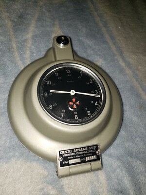 Vintage West German Kienzle Apparate GMBH Car and PlaneTachometer.