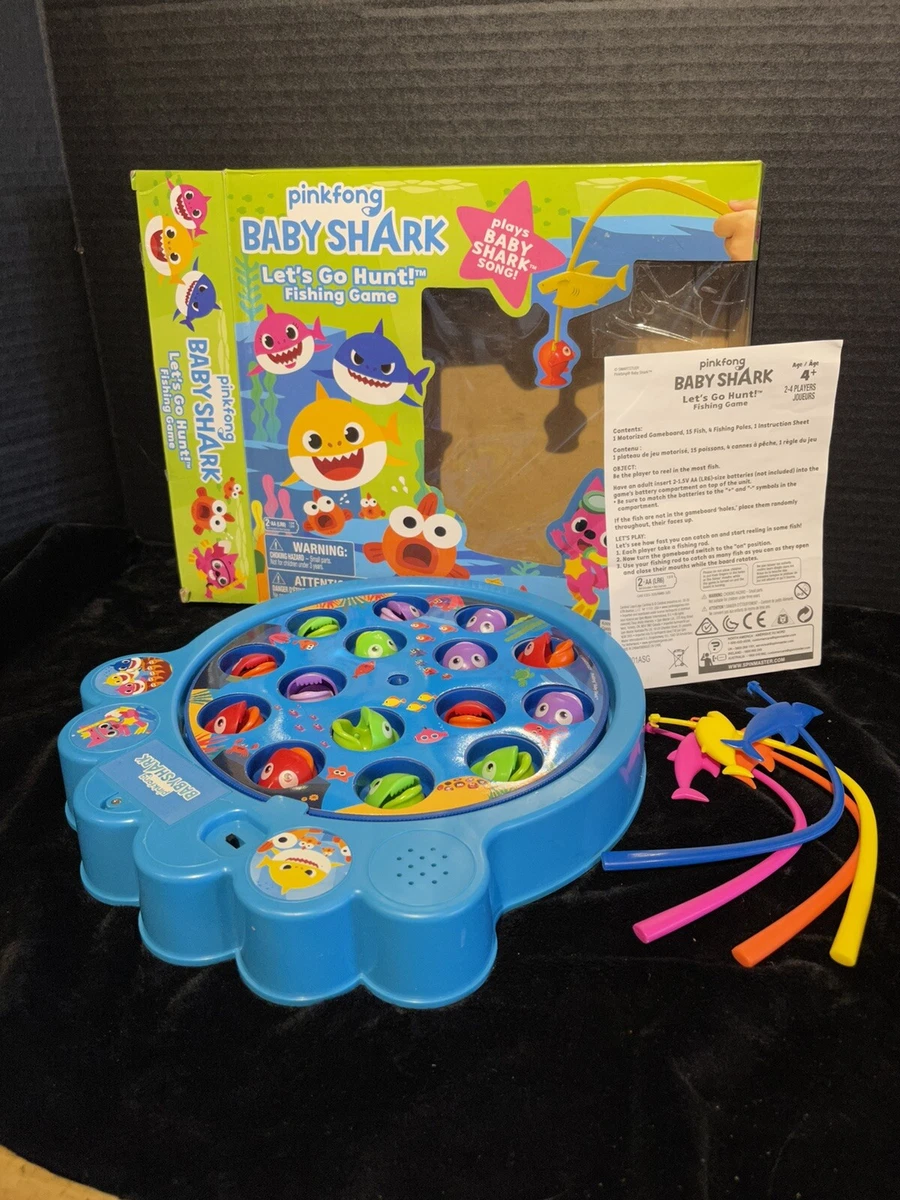 Reel Them in Let's Go Fishing GAME 2-4 Players Kids Ages 4 Need 2 AA Batteries for sale online