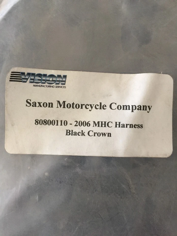 Arnés de cableado principal para motocicleta saxon corona negra bobber 2006 módulo Thunderheart Foto 4 de 4