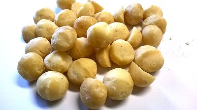 (1kg=49,50 ) 100g Macadamia - Nüsse - Kerne - extra groß