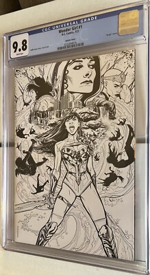 Wonder Girl (2021) # 1 Black White Sketch CGC 9.8 Joelle Jones 1:50 Variant