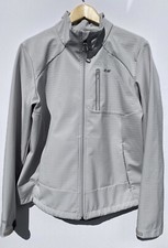 Koppen Softshell Gray Jacket Adjustable Zip Front Pockets L